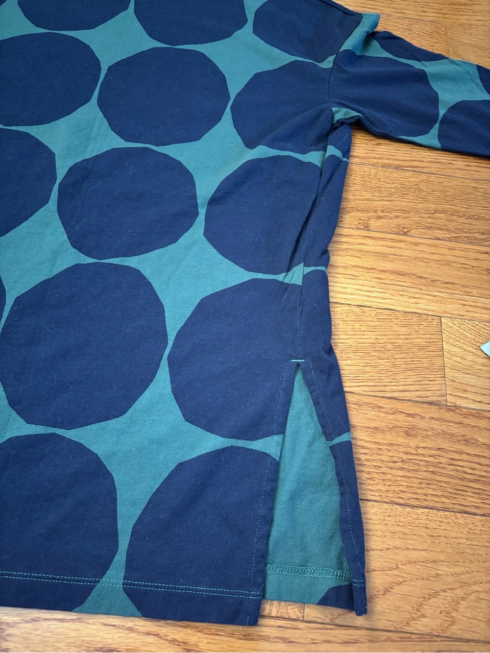 Marimekko Uniqlo Kivet Print Cotton Tunic Tshirt - Picture 8 of 11